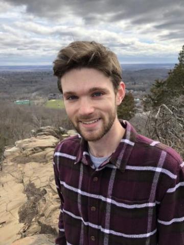 Connor on top of Sleeping Giant