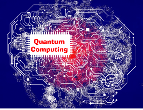 Quantum computing artwork from Software Engineering Daily