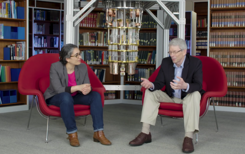 Talia Gershon & Steve Girvin discussing quantum computers
